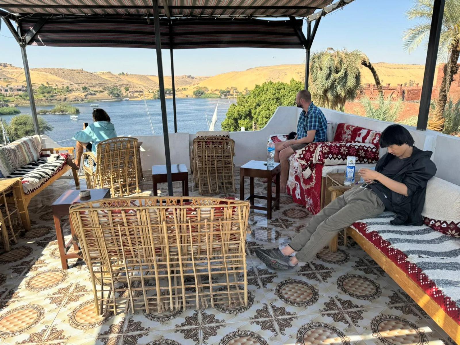 Seko Kato Nile View Hostel Асуан Экстерьер фото